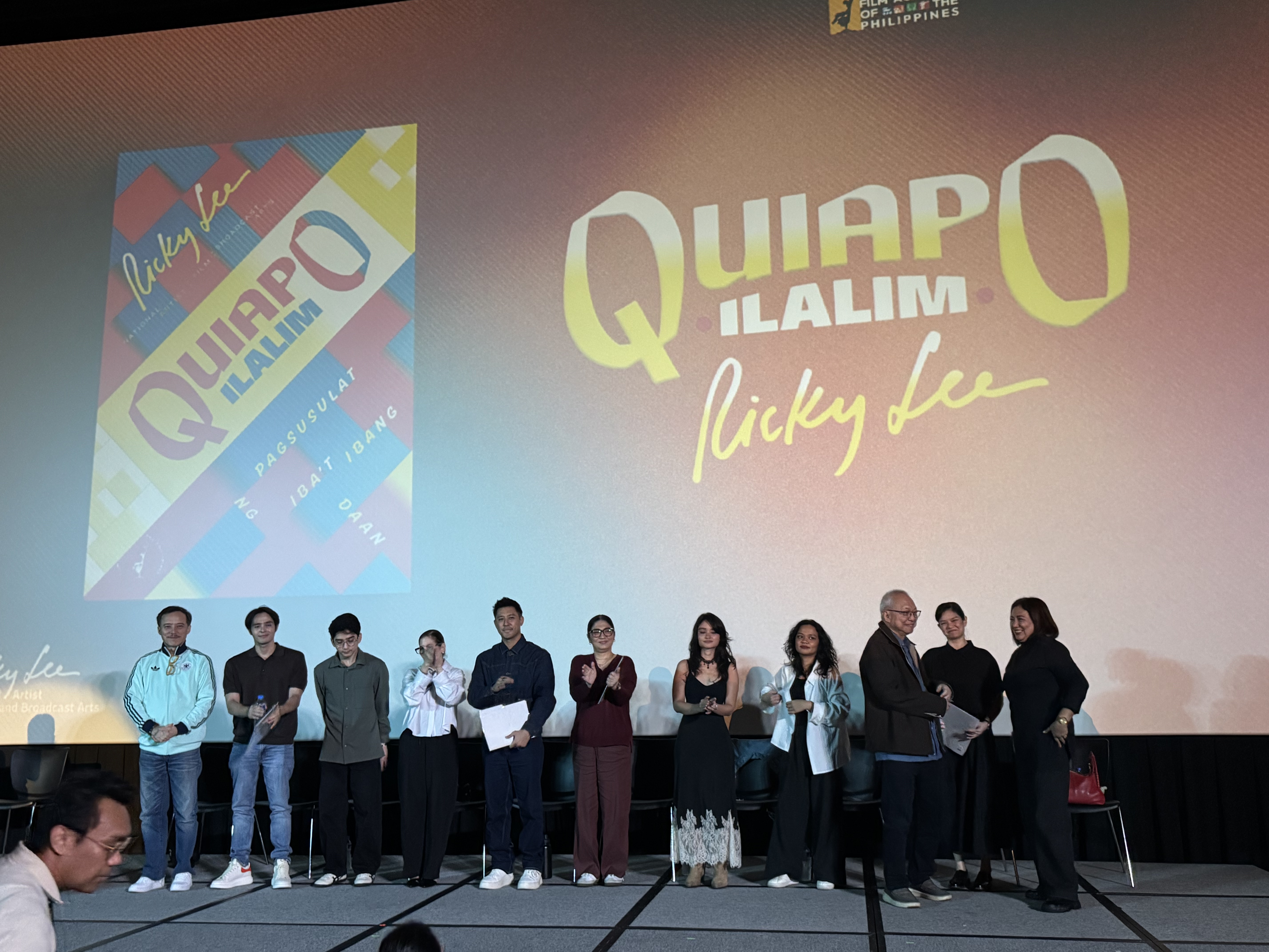 Ricky Lee Launches New Scriptwriting Manual “Quiapo Ilalim” at Cinemalaya 22 — event photo